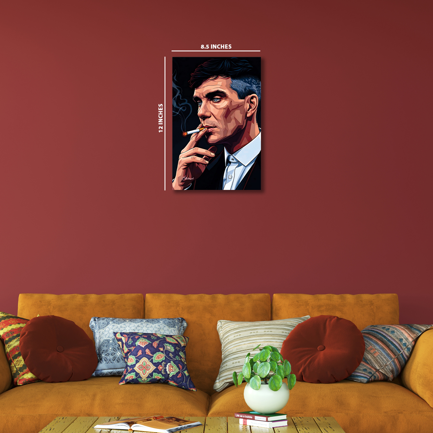 Thomas Shelby from Peaky Blinders || Glow Poster