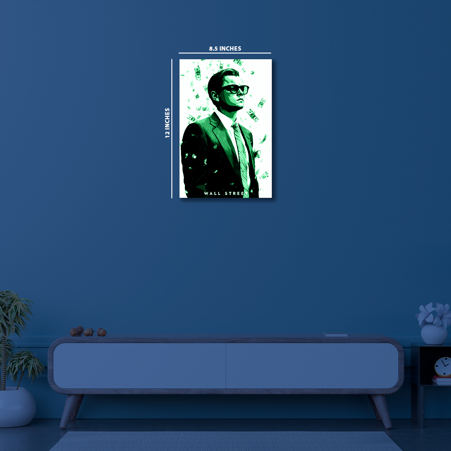Wall Street || Glow Poster