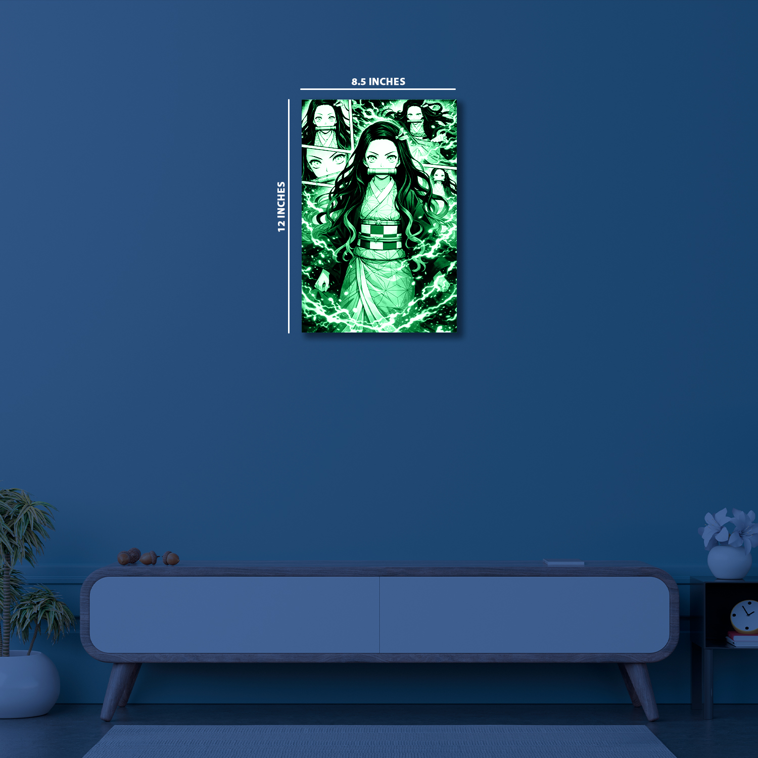 Nezuko Kamado || Glow Poster