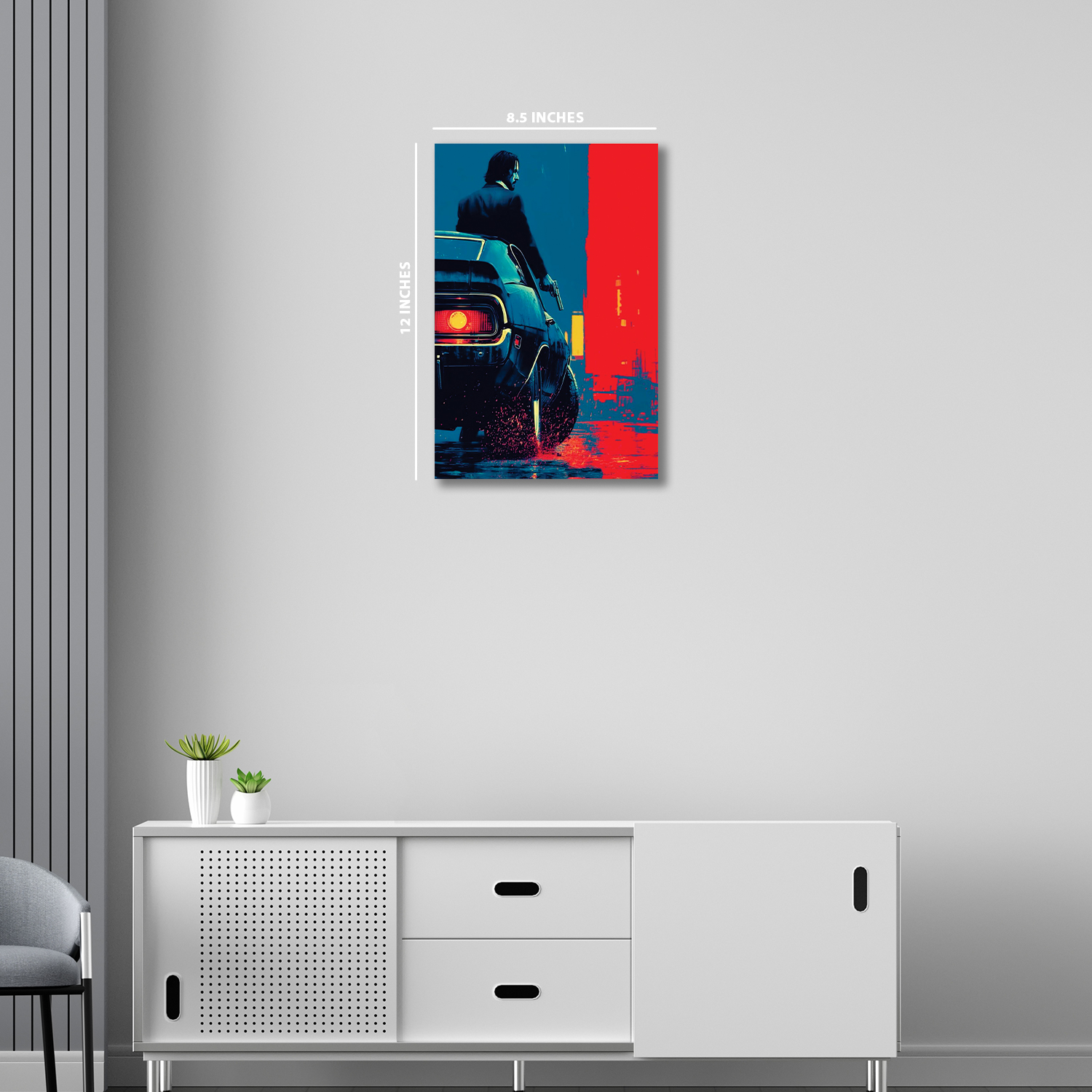 John Wick# || Glow Poster || NIGHT GLOW POSTER