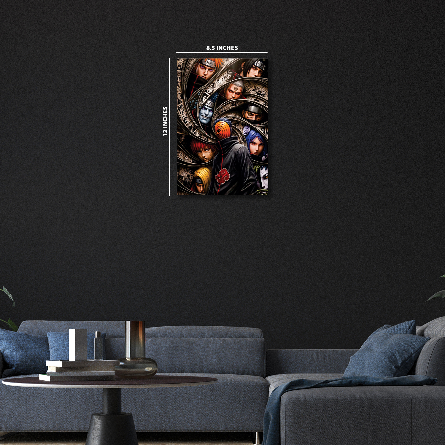 Naruto Akatsuki || Glow Poster
