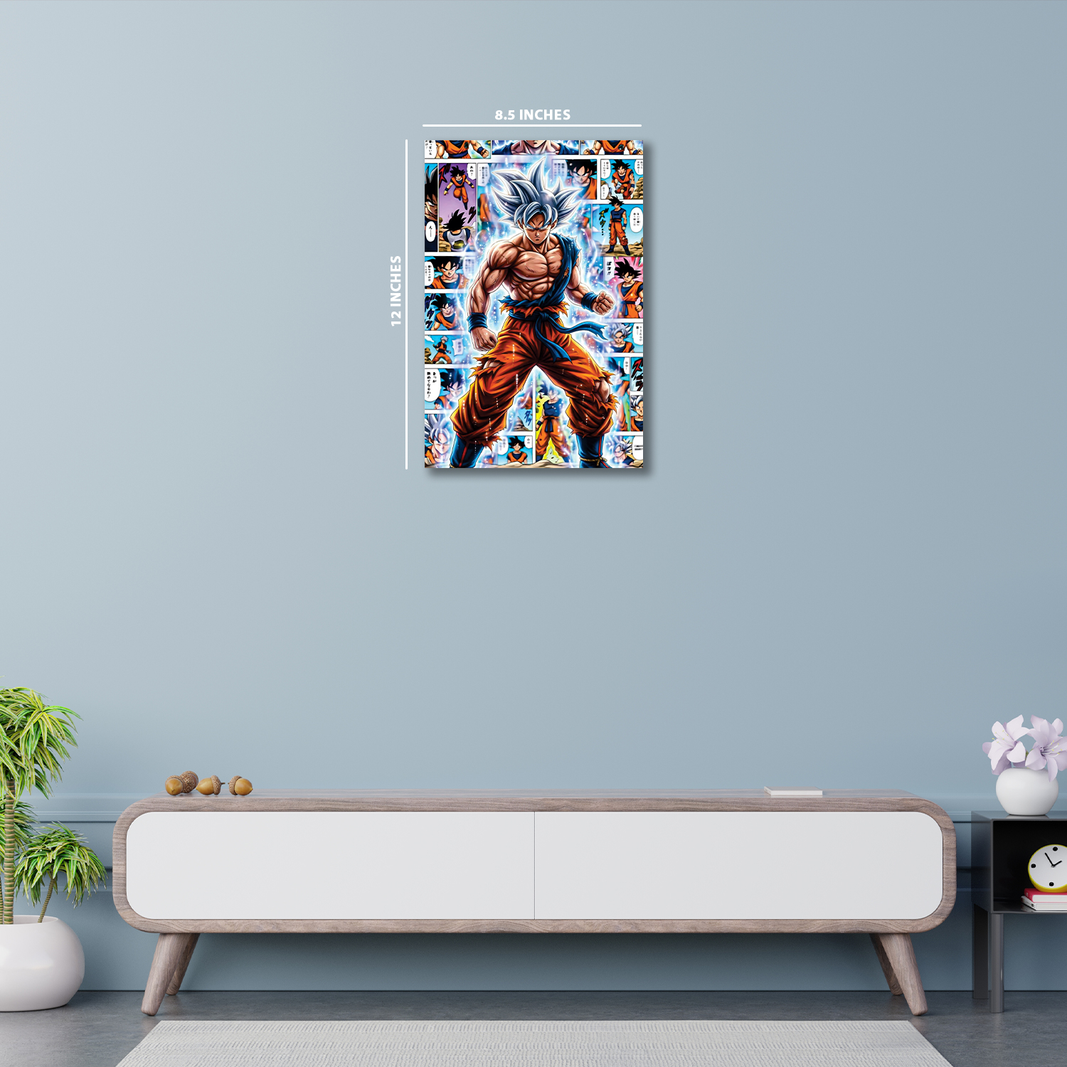 Ultra Instinct Goku || Glow Poster