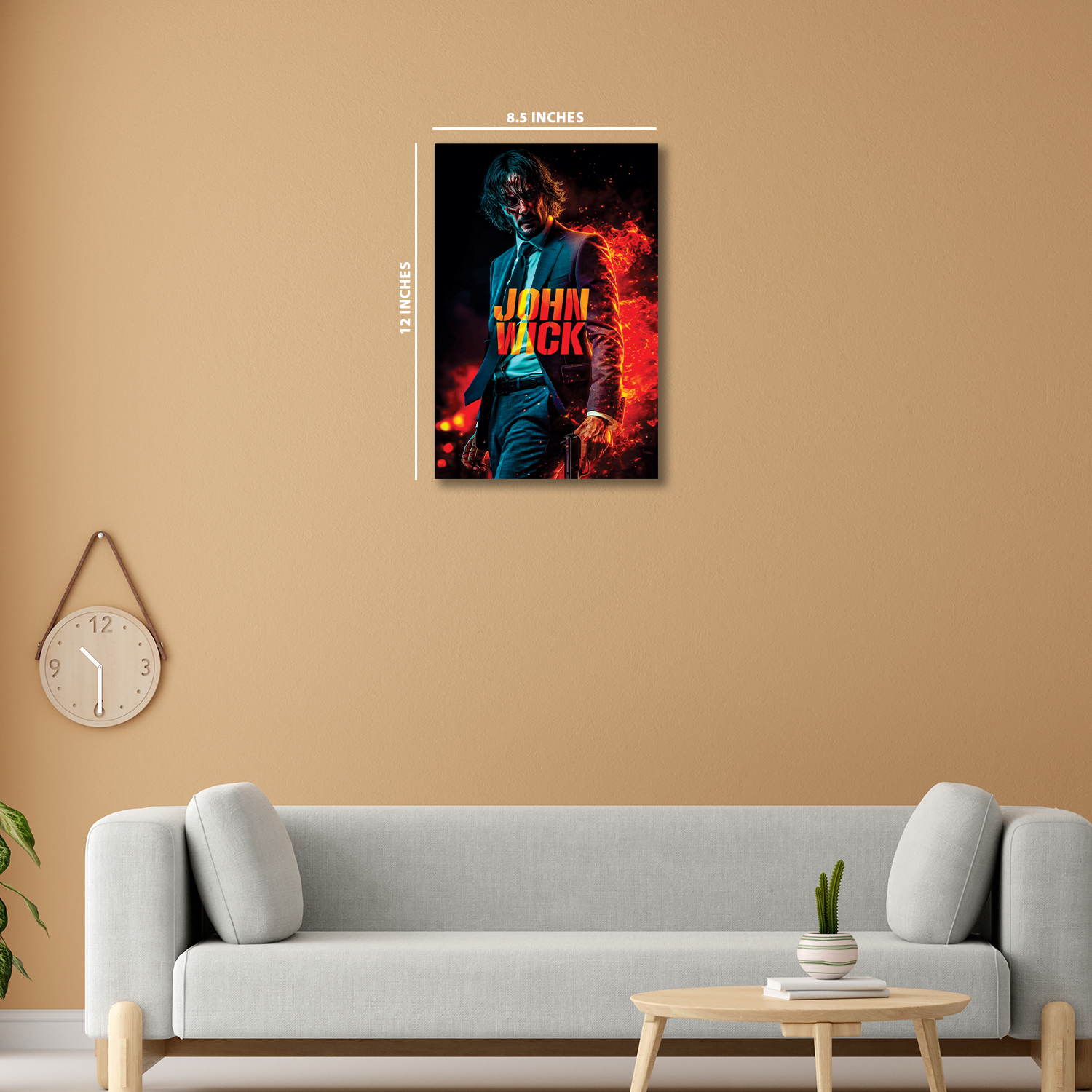 John Wick#3 || Glow Poster || NIGHT GLOW POSTER