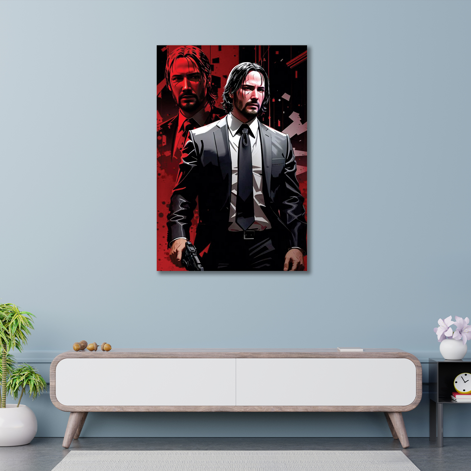 John Wick#4 || Glow Poster || NIGHT GLOW POSTER