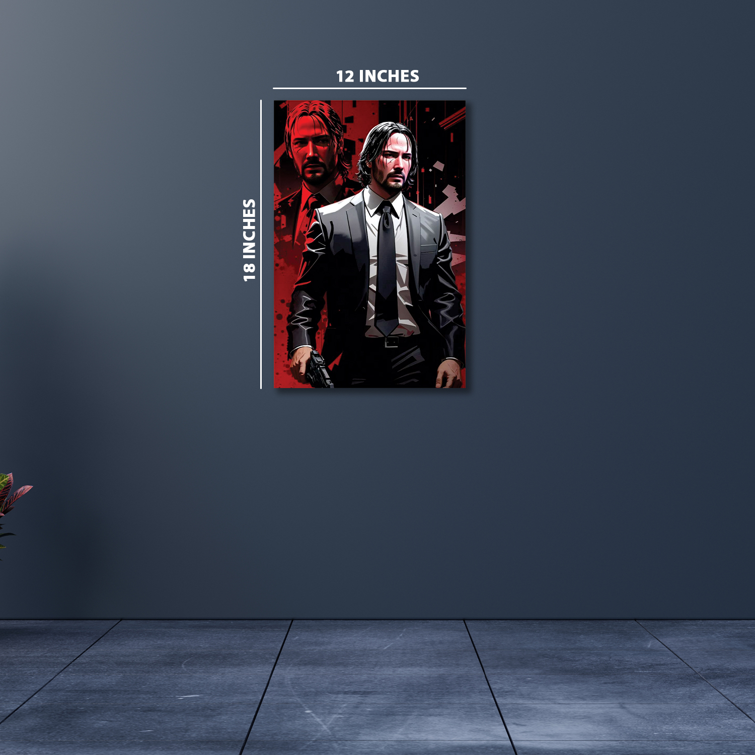 John Wick #4 || Silver Foil Poster