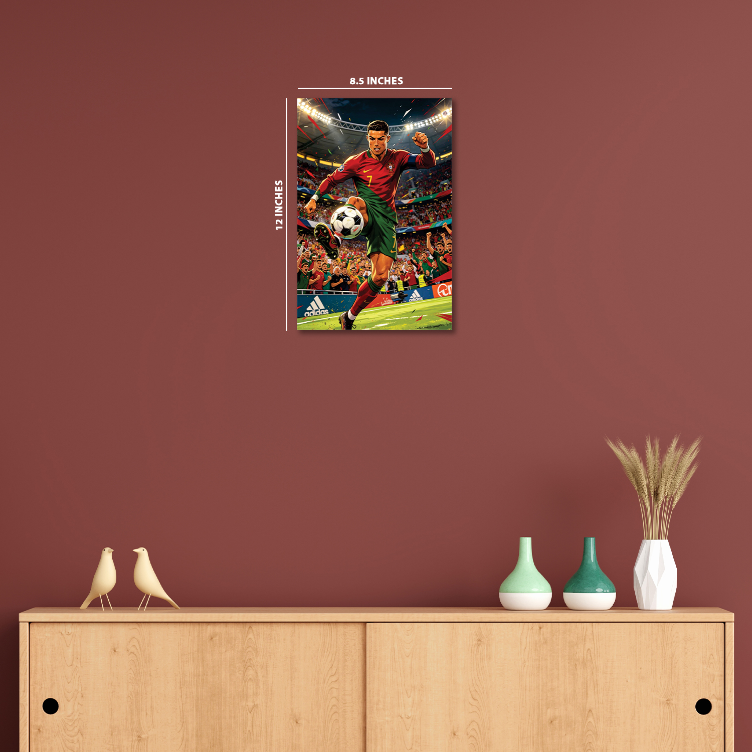  Cristiano Ronaldo || Glow Poster || NIGHT GLOW-