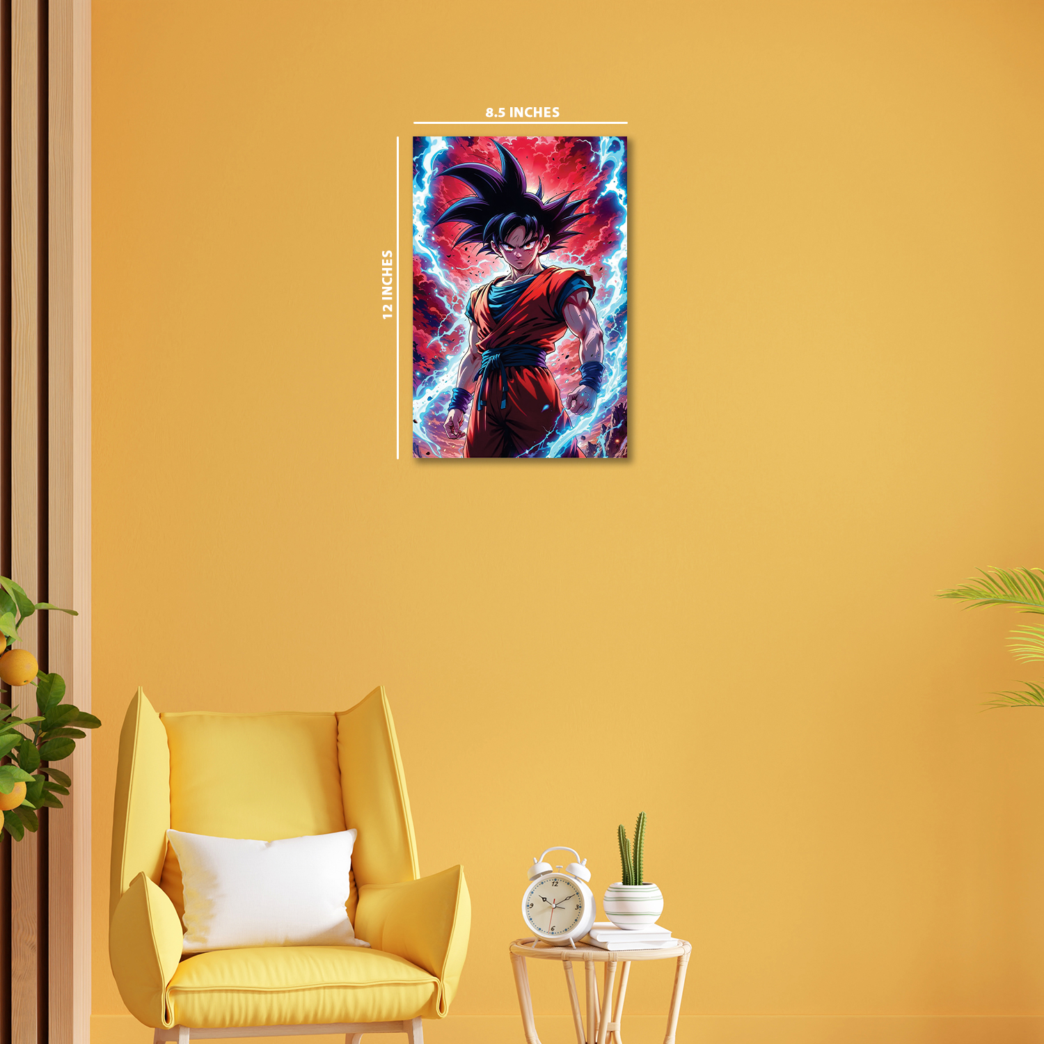 Goku from Dragon Ball || Glow Poster || NIGHT GLOW
