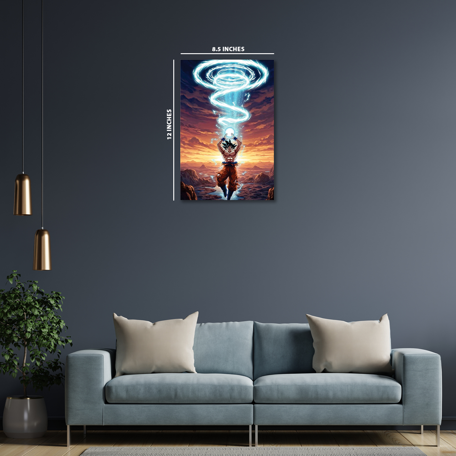 Goku from Dragon Ball  || Glow Poster || NIGHT GLOW