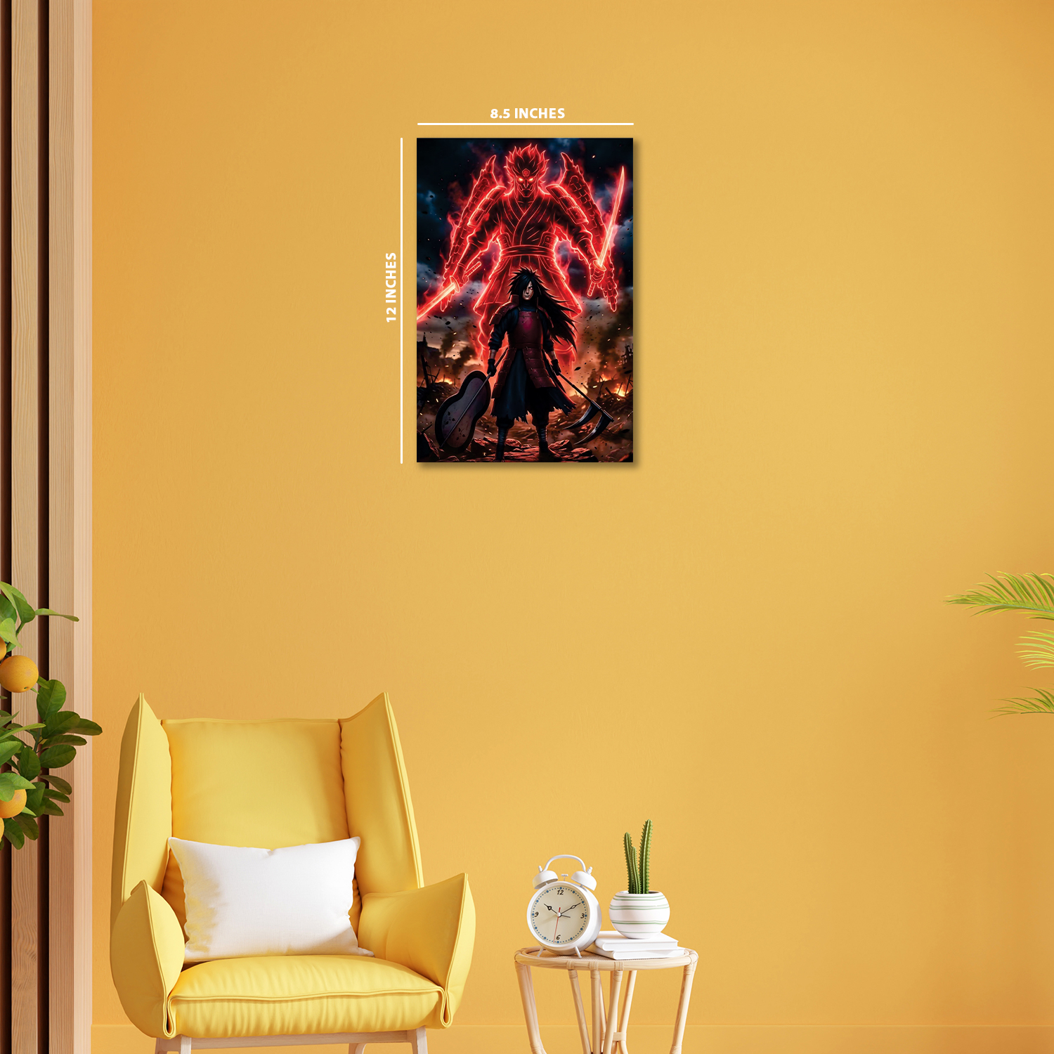 Madara Uchiha from Naruto || Glow Poster || NIGHT GLOW