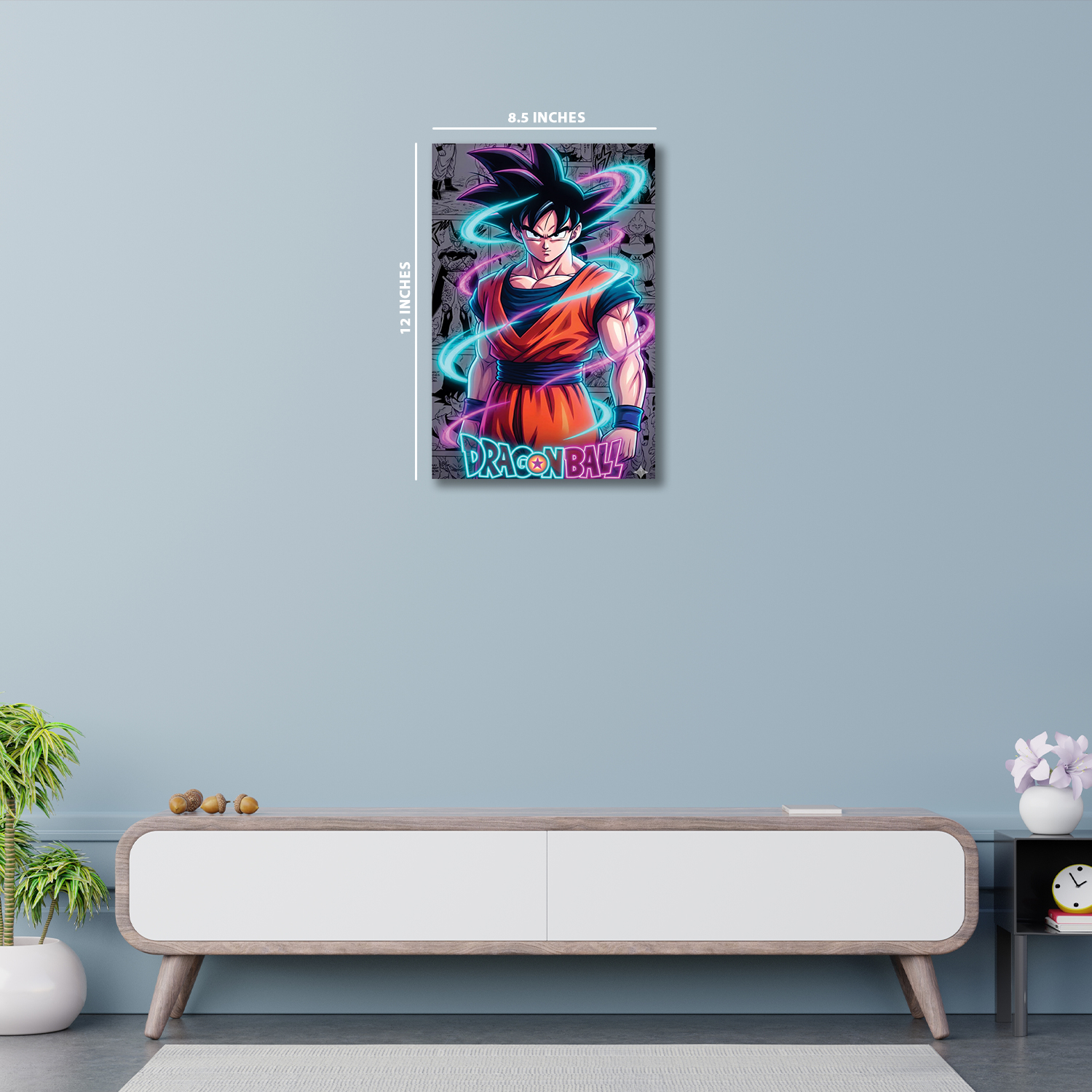 Goku in his Super Saiyan 2  || Glow Poster || NIGHT GLOW 