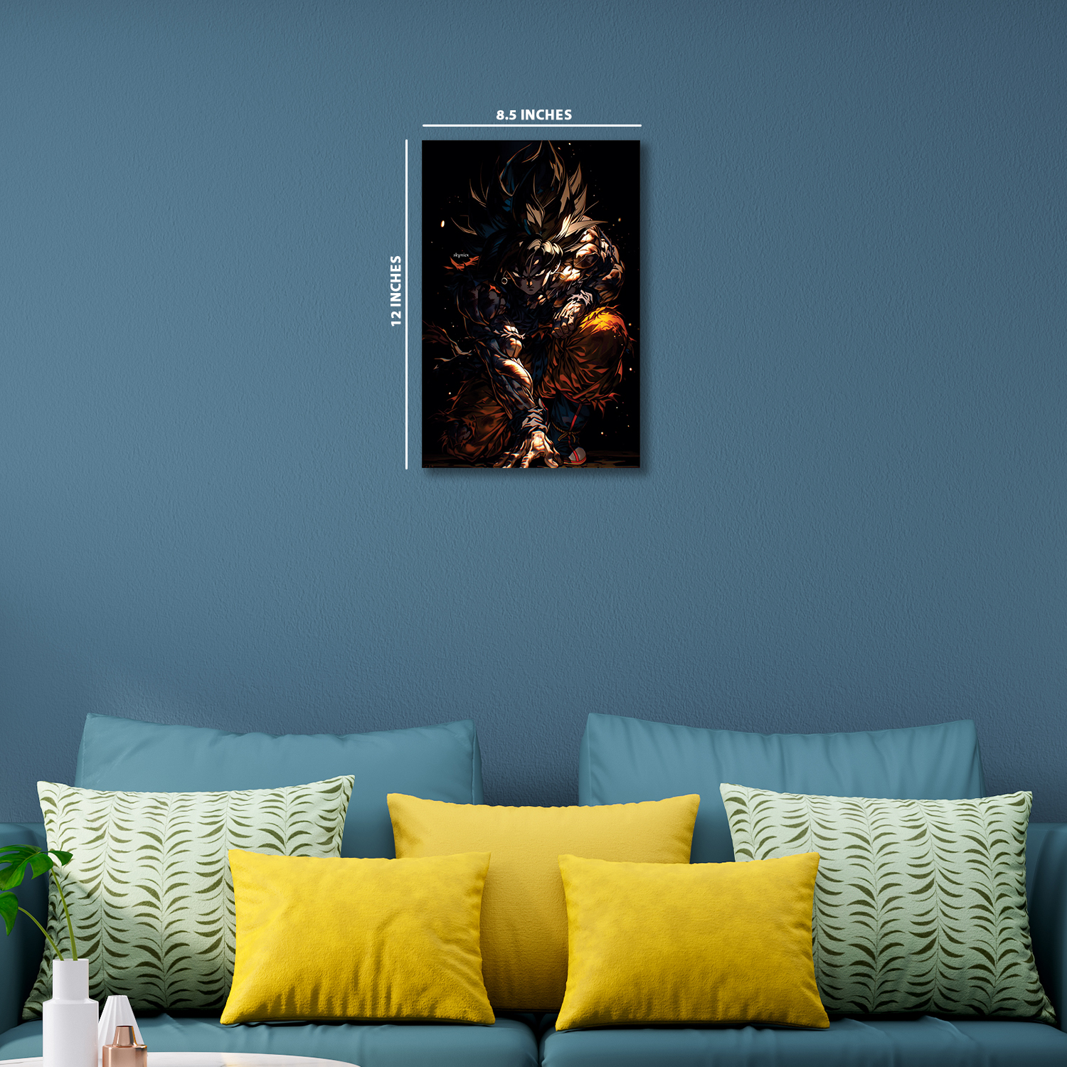 Goku in his Super Saiyan 3  || Glow Poster || NIGHT GLOW