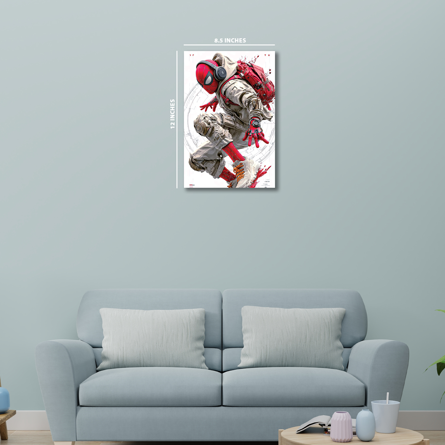 Spider-Man wall art poster || Glow Poster || NIGHT GLOW