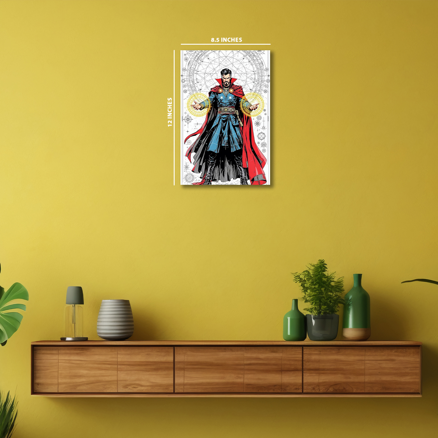  Doctor Strange wall poster || Glow Poster || NIGHT GLOW 