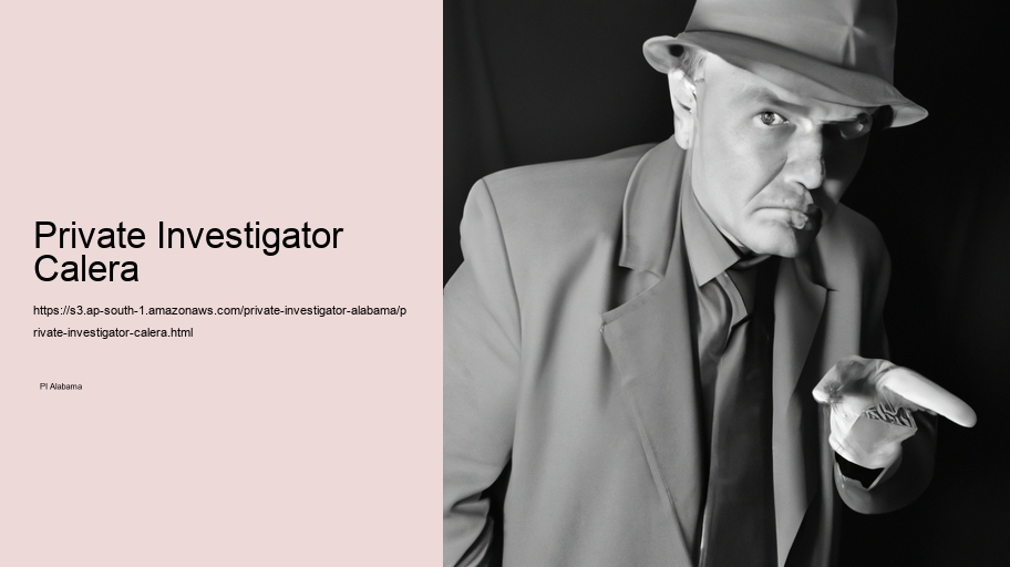 Private Investigator Calera