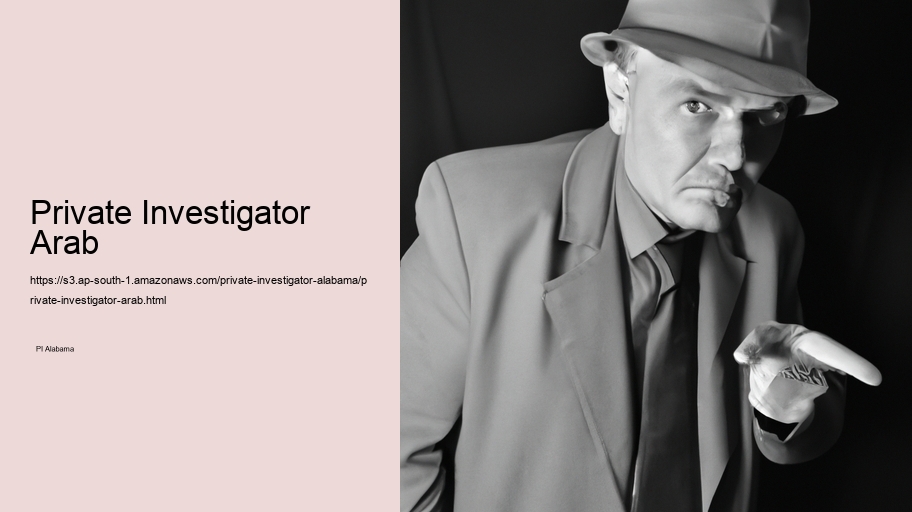 Private Investigator Arab