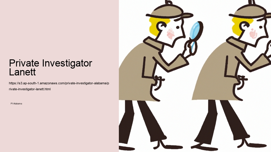Private Investigator Lanett
