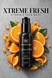 MR. HUFFMAN Xtreme Fresh Vitamin C Face Wash 100 ml - Image 2