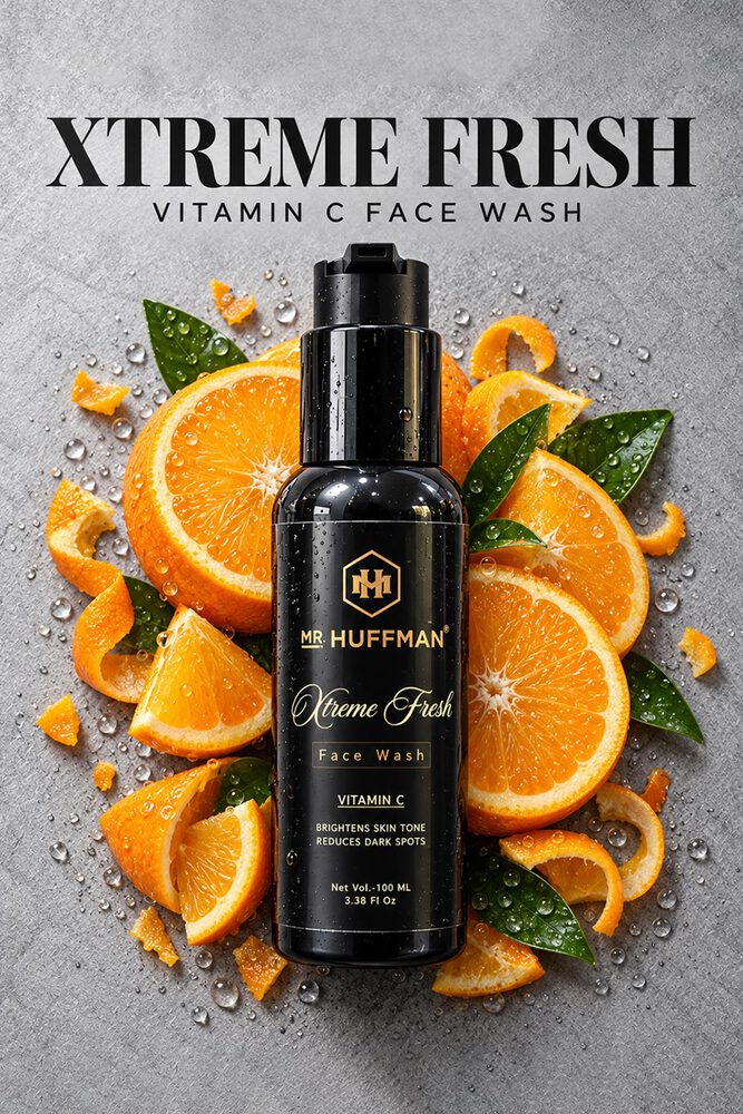 MR. HUFFMAN Xtreme Fresh Vitamin C Face Wash 100 ml - Image 1