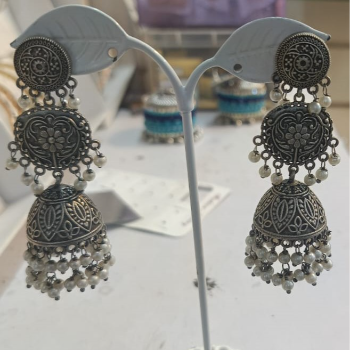 Affordable Oxidised Jewellery: Buy Big Oxidised Jhumkas for Everyday and Festive Looks