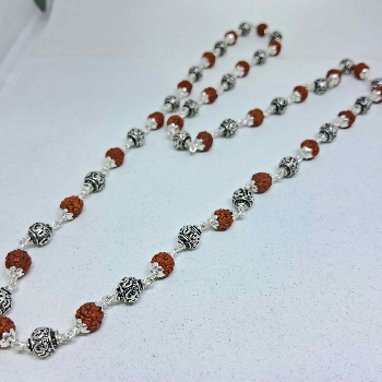 Silver Rudraksha Chain: A Perfect Blend of Style and Spirituality