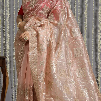 Embracing Elegance: How Aahid Jari Works Saree Transforms Traditional Indian Style