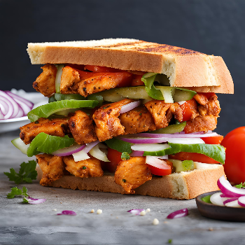 Spice Up Your Day with One Bite Bharmour’s Chicken Peppery Sandwich