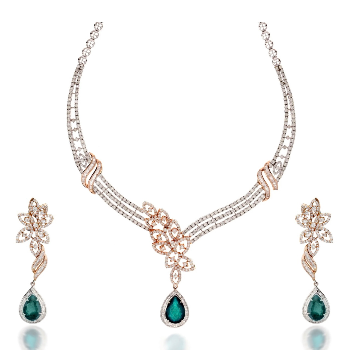 Discover the Jewel of Elegance: The Diamond Necklace Set That Completes Every Indian Woman's Dream