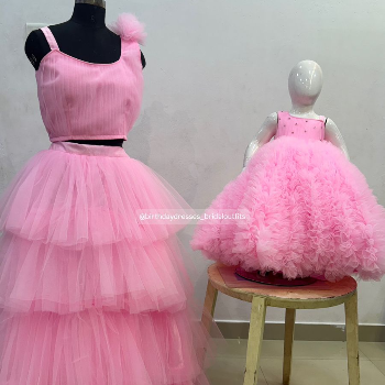 Embracing Tradition and Style: The Perfect Mom-Daughter Combo