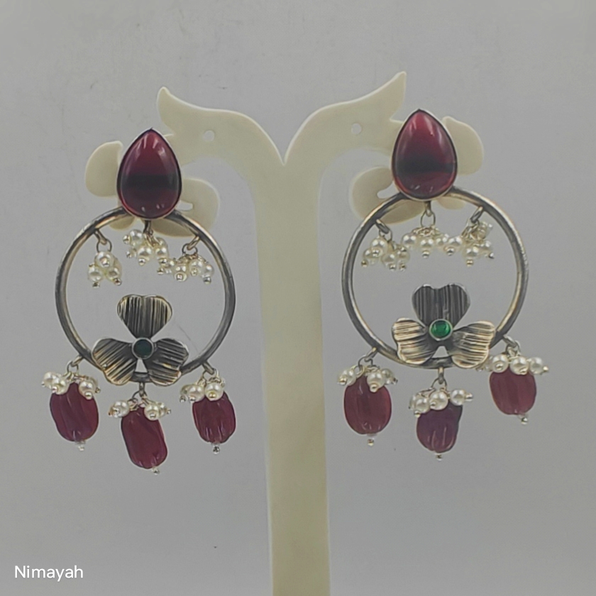 Embracing Elegance: How Red Floral Hoops Can Transform Your Style