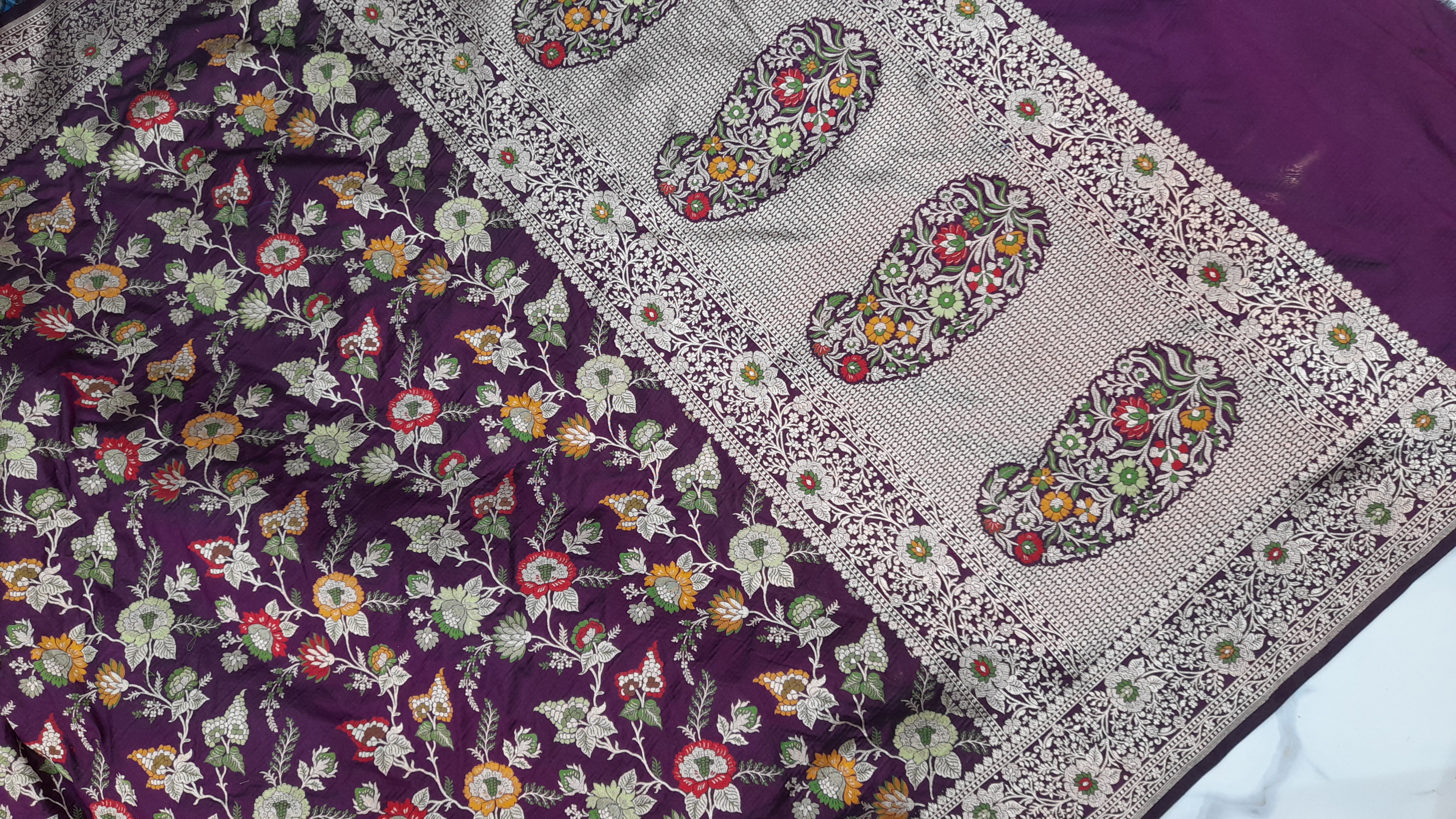 Elevate Your Elegance: Discover the Magic of Pure Banarasi Silk Tilfi Saree