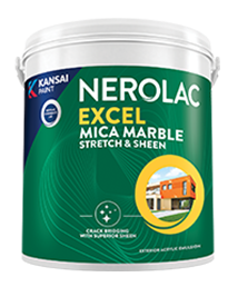 Transform Your Home with Nerolac Excel Mica Marble Stretchesheen