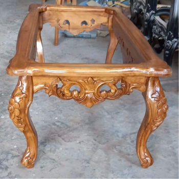 Transform Your Living Room with Keerthi Wood Works' Exquisite Sofa Centre Table
