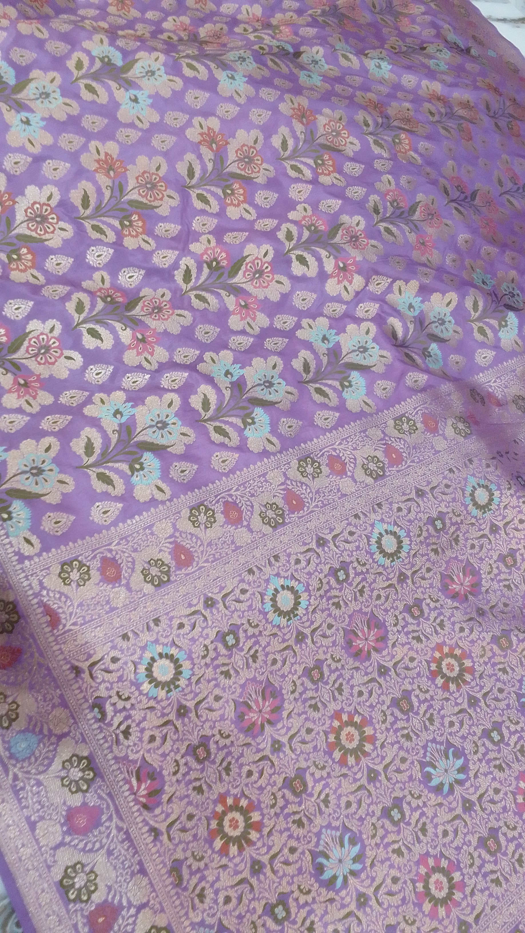 Embrace Tradition with the Timeless Banarasi Pure Katan Saree