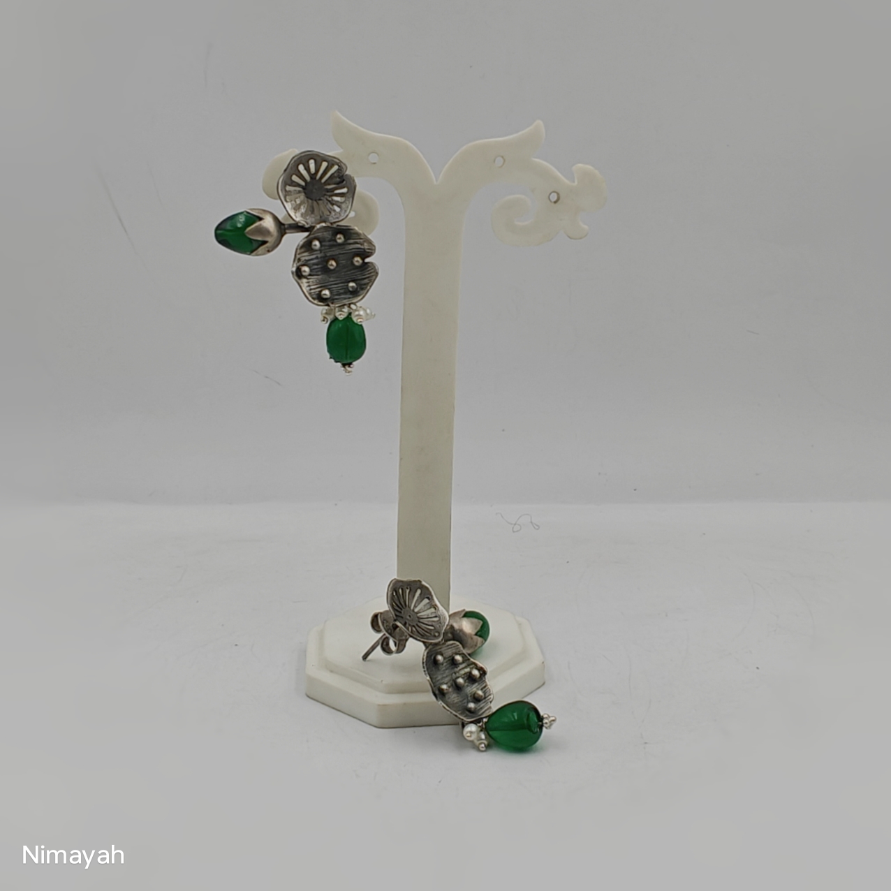 Embracing Elegance: How Green Buds Earrings Became Anjali's Go-To Accessory