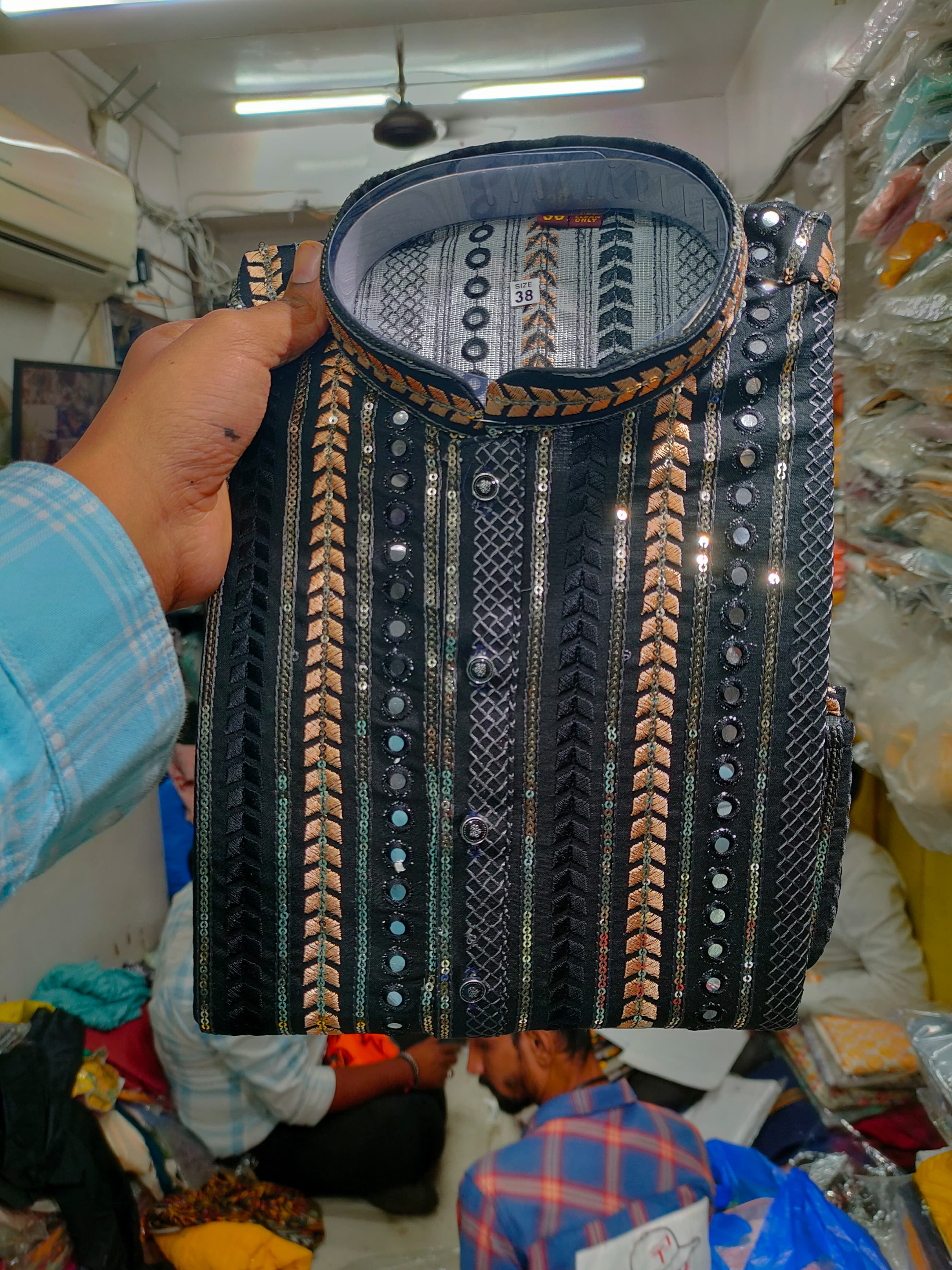 Elevate Your Style: The Perfect Black Designer Kurta for Men