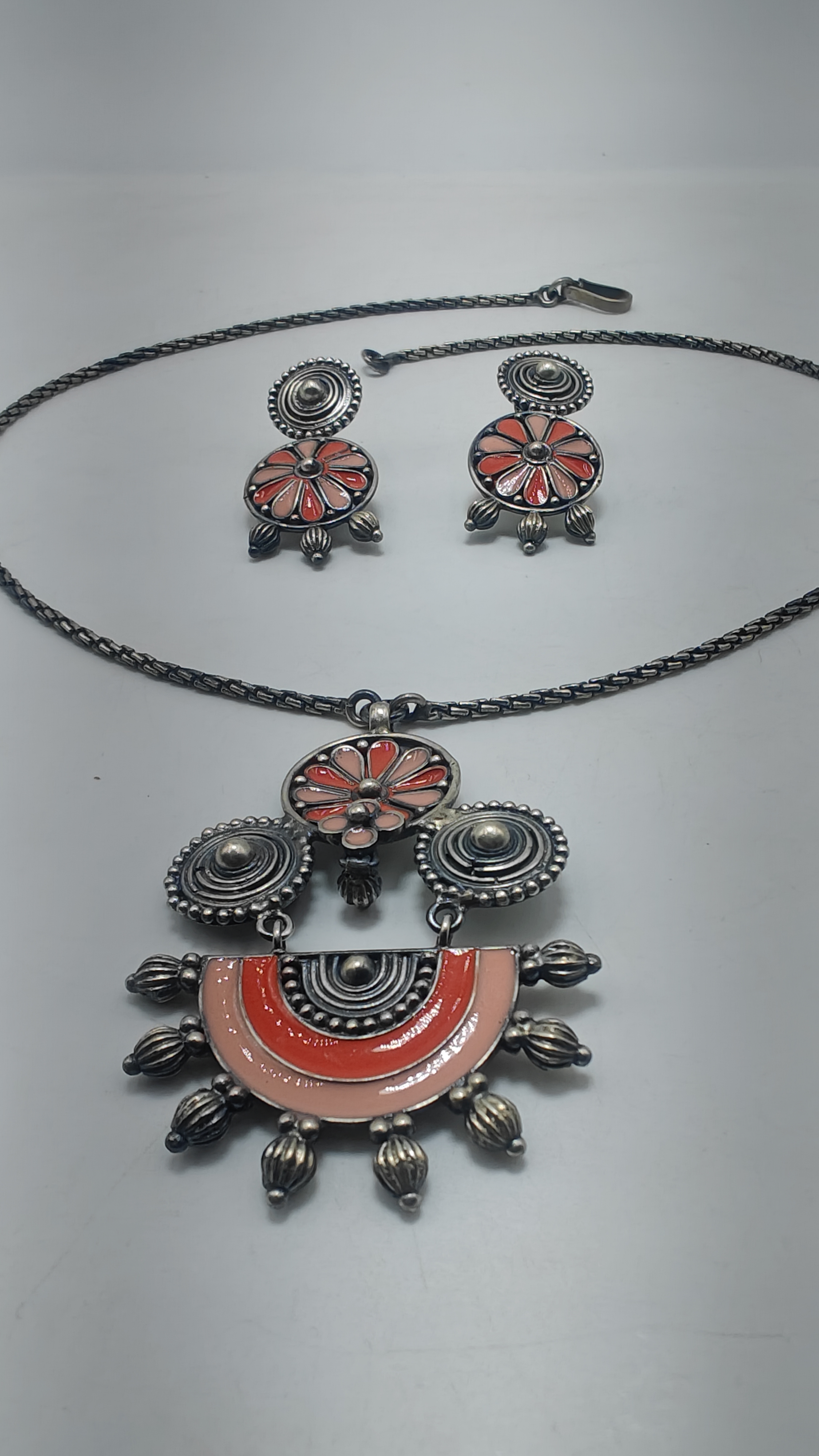Embrace Tradition with a Modern Twist: The Pink Ethnic Necklace