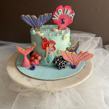 The Magic of Ariel Theme Cakes: A Dream Come True for Little Priya