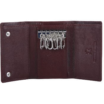A Tale of Elegance and Organization: The Genuine Leather Key Holder Wallet