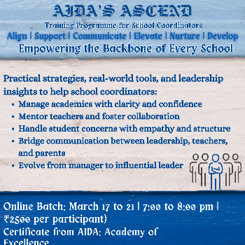 Empowering Aspiring School Coordinators with AIDA Ascend Training