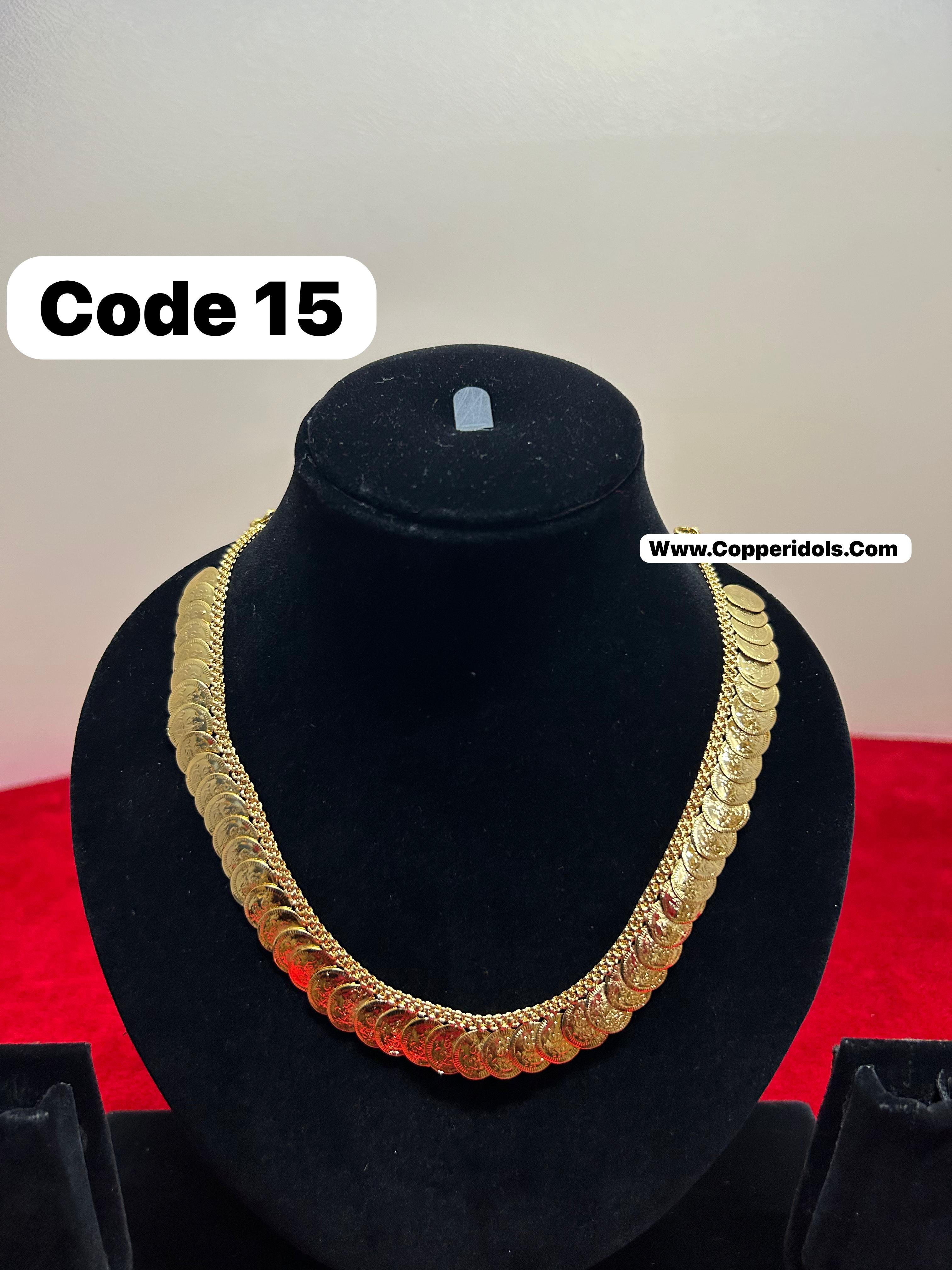 Discover the Timeless Elegance of Panchaloha Gold Polished Necklaces