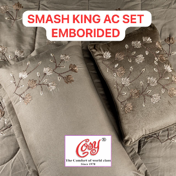 Transform Your Home with Silver King Embroidered AC Set: A Tale of Elegance and Comfort
