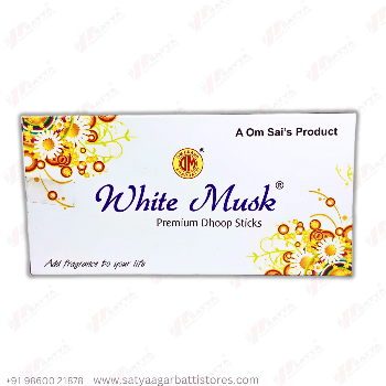Discover Serenity with White Musk Dhoop Sticks: A Scented Solution for a Stress-Free Life