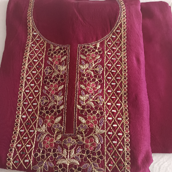 Embrace Elegance: How Ethnic Heavy Work Unstitched Suits Transform Your Wardrobe