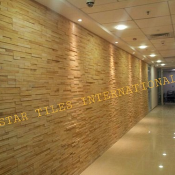Transform Your Living Space: The Allure of Teakwood Sandstone Wall Panels