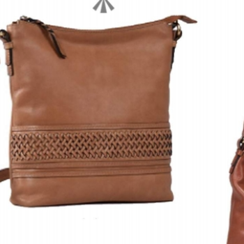 Embrace Style and Functionality with the Light Tan Leather Crossbody Bag