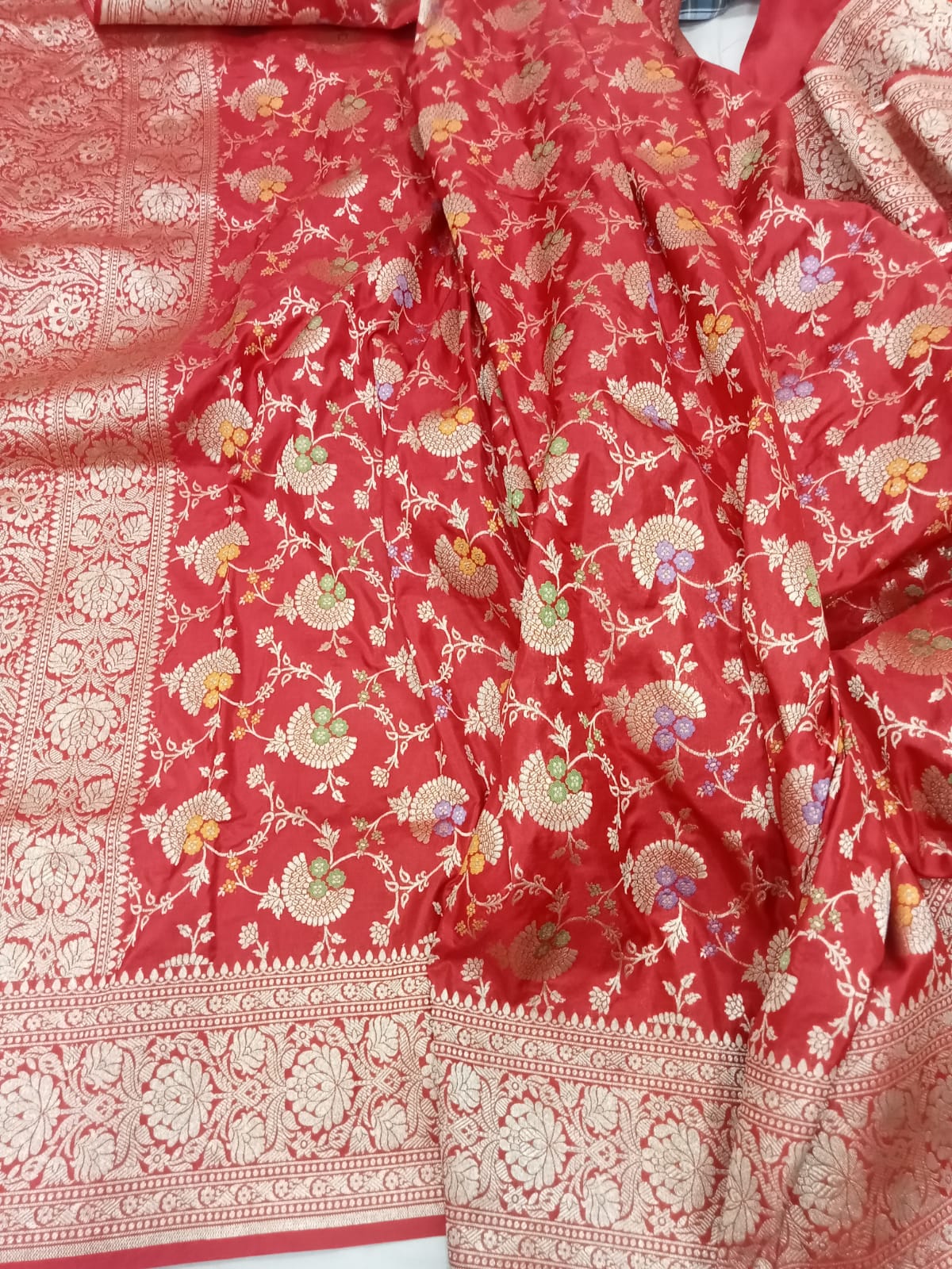 Embrace Timeless Elegance: The Red Gorgeous Banarasi Saree and Its Transformative Power