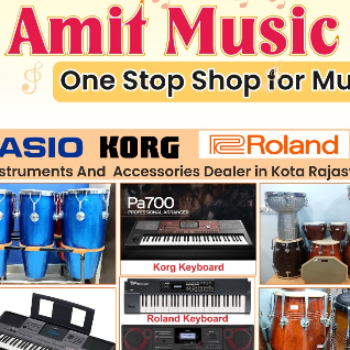 Where to Buy the Best Musical Instruments in Kota – Expert Guide from Amit Music House