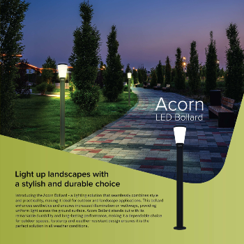 Illuminate Your Path: How the 8W LED Acorn Bollard Transforms Outdoor Spaces