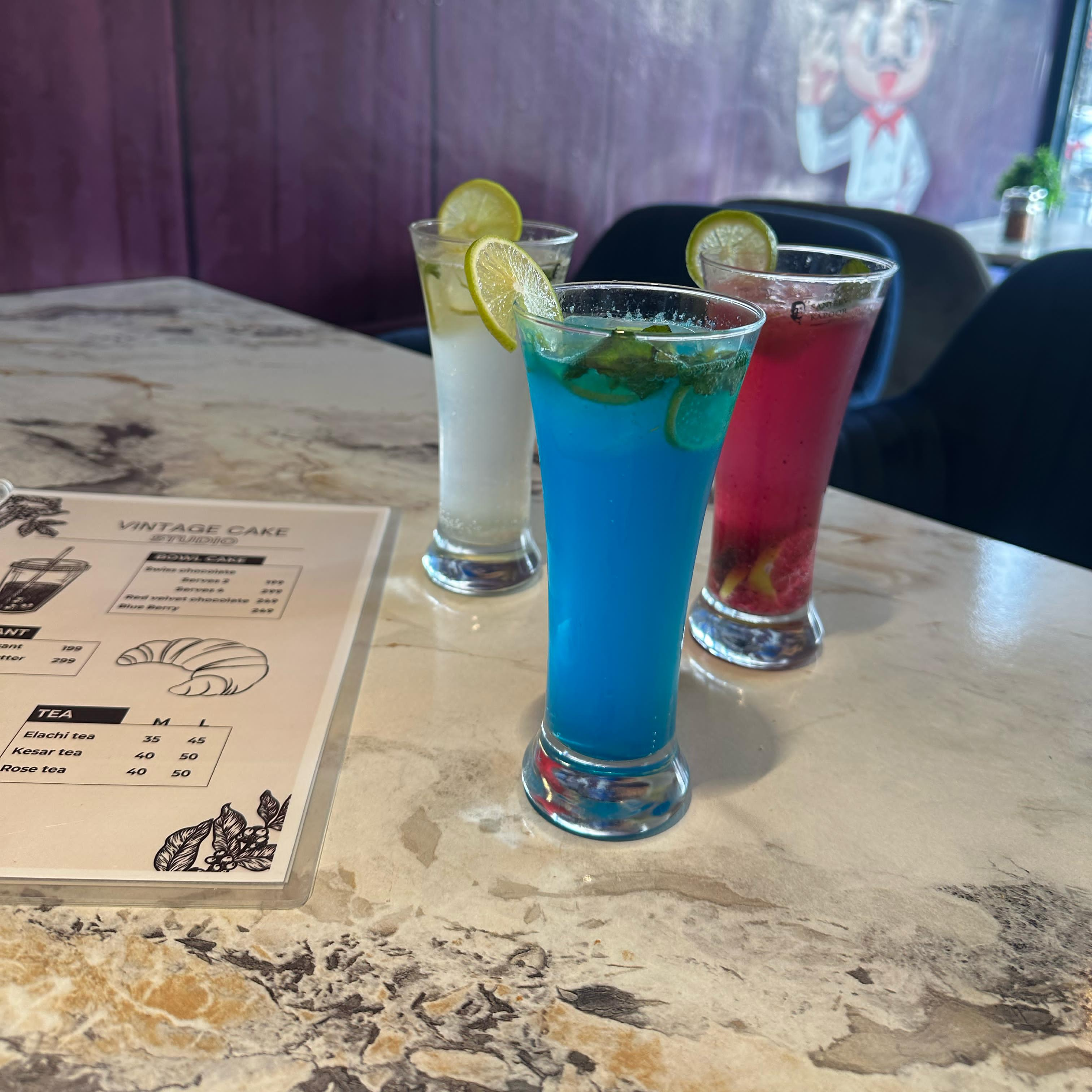 Indulge in Delight: The Perfect Fusion of Blue Lagoon, Mint Mojito, and Black Currant