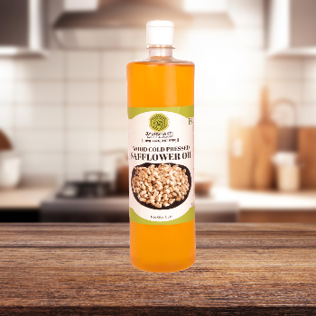 Discover the Natural Goodness of Wood-Pressed Safflower Oil | AYURSHAKTI NATURALS ORGANIC